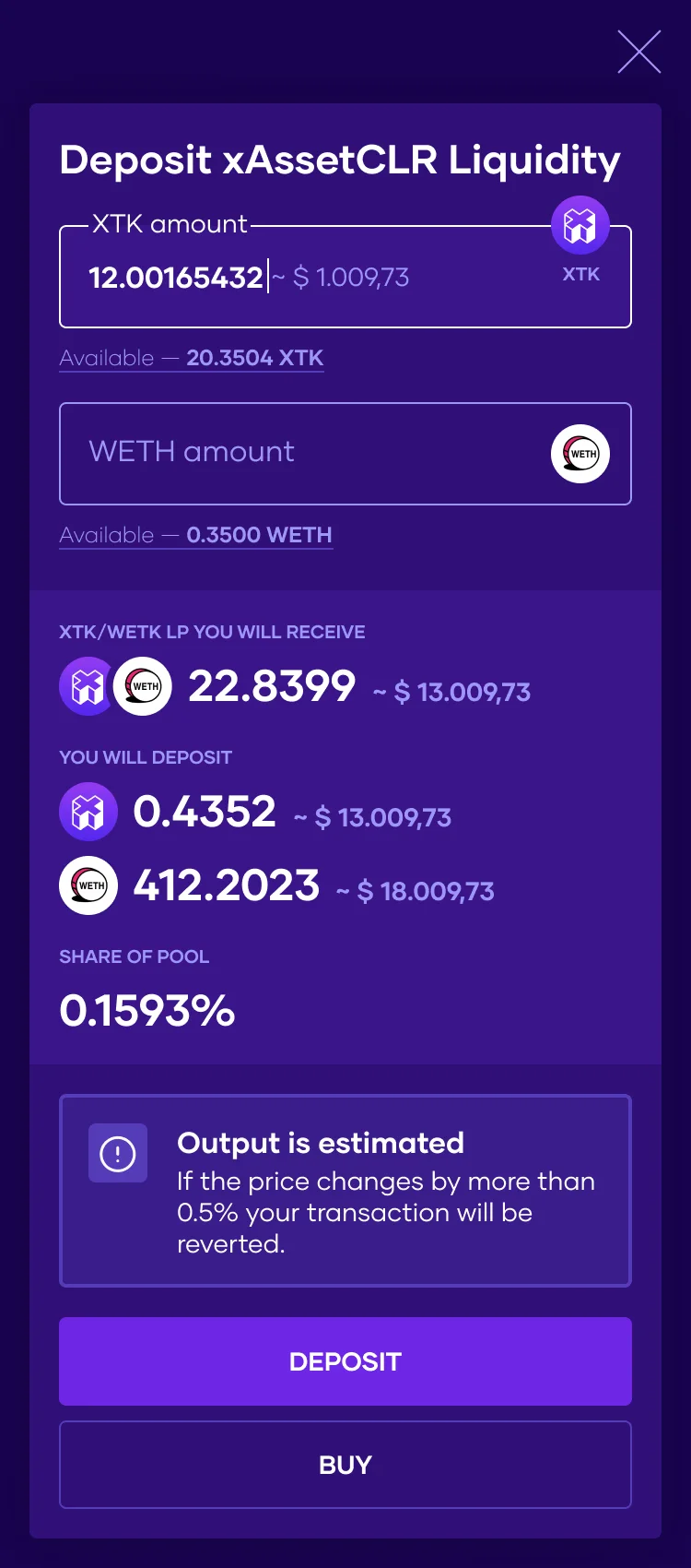 xToken visual